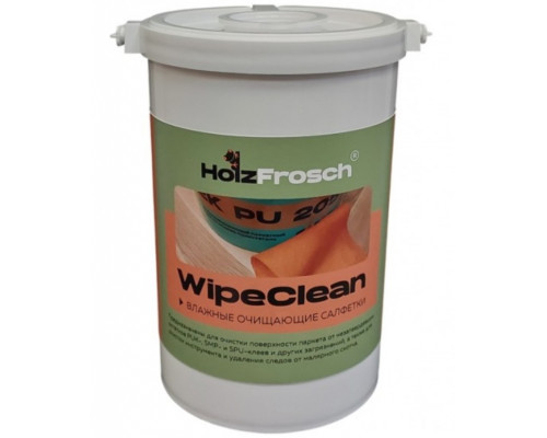 Салфетки HolzFrosch WipeClean (70 шт)