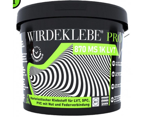 Клей Wirdeklebe 870 MS 1K LVT Pro Line  (7 кг)